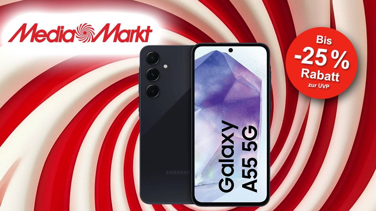 Darstellung des Samsung Galaxy A55 Smartphones