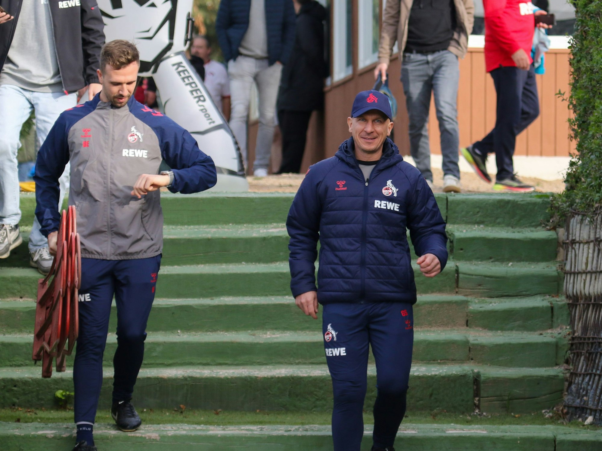 1. FC Köln, Trainingslager in Estepona/Spanien, mit Trainer Gerhard Struber.