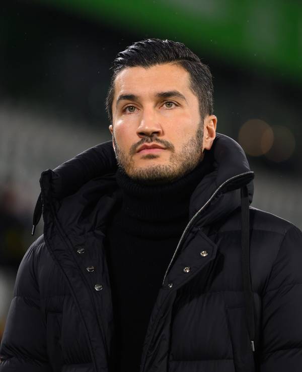 BVB-Coach Nuri Sahin kommt ins Stadion.