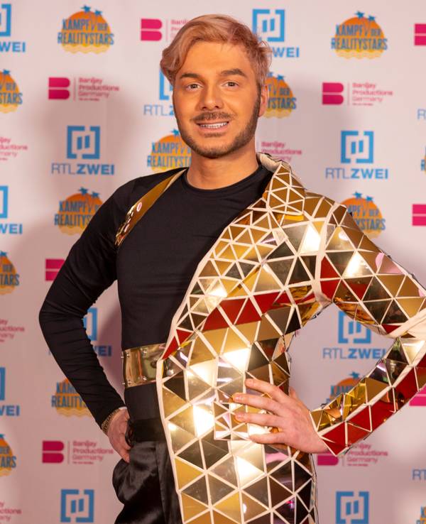 Der Reality-TV-Darsteller Sam Dylan kommt zum Screening der neuen Staffel «Kampf der Realitystars».