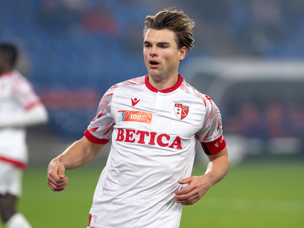 Joel Schmied in einem Spiel des FC Sion.