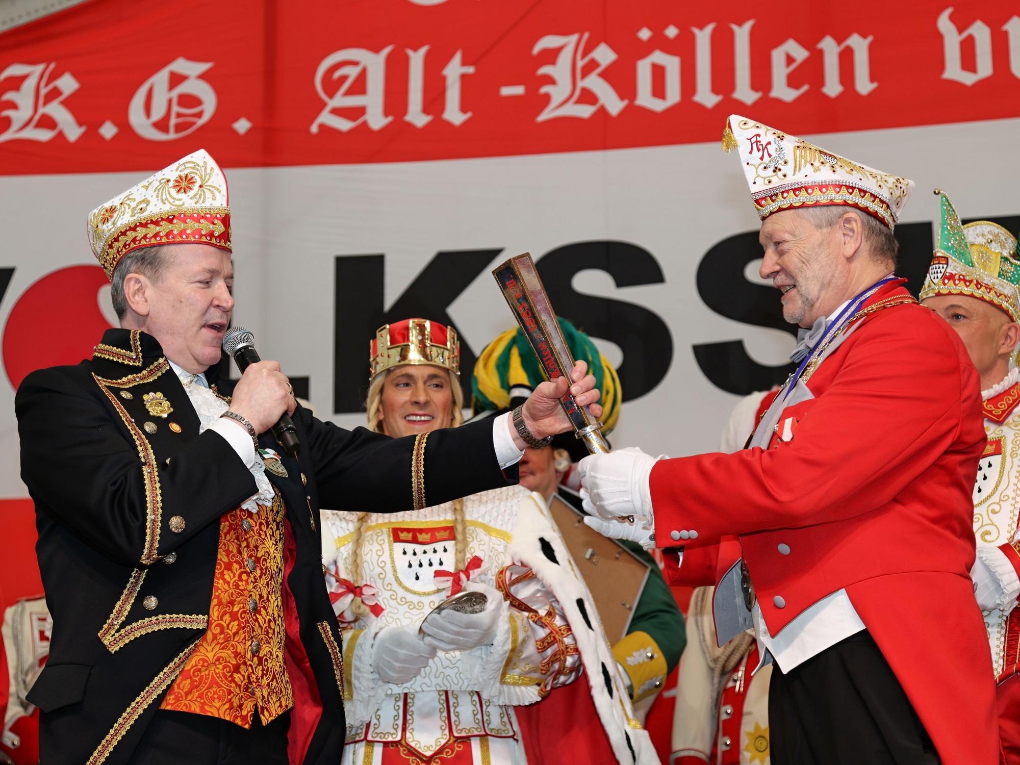 Christoph Kuckelkorn mit Gregor Berthold.