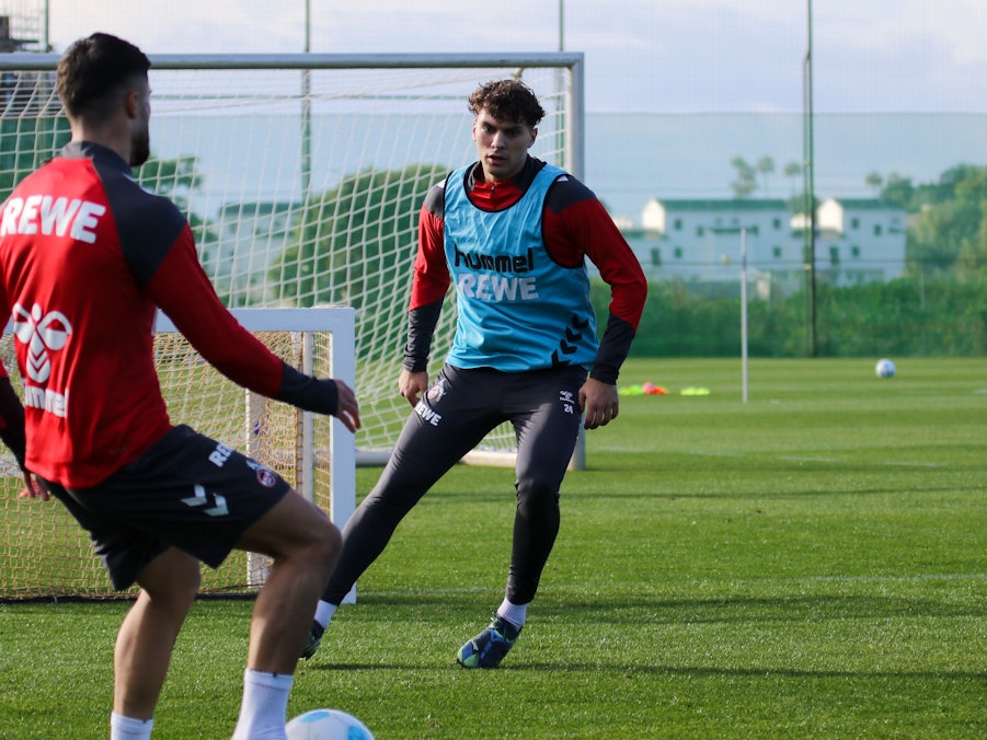 1. FC Köln, Trainingslager in Estepona/Spanien, mit Julian Pauli.
