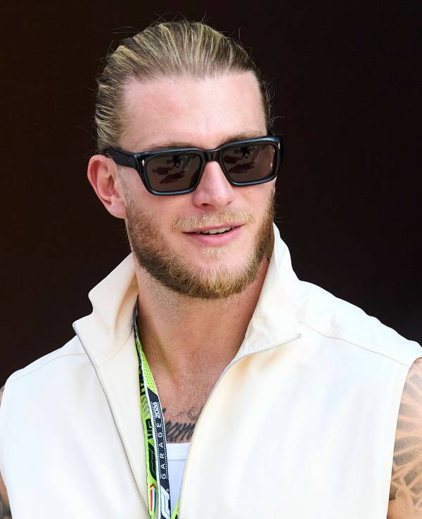 Loris Karius als Zuschauer bei der Formel 1.