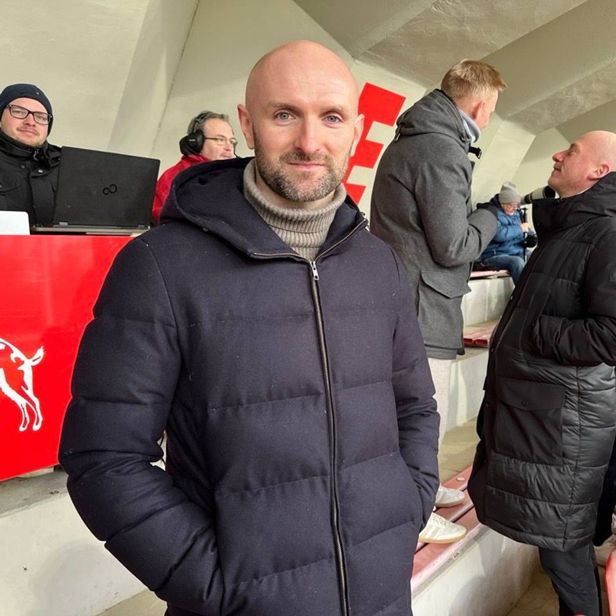 Konstantin Rausch beim Testspiel gegen Viktoria.