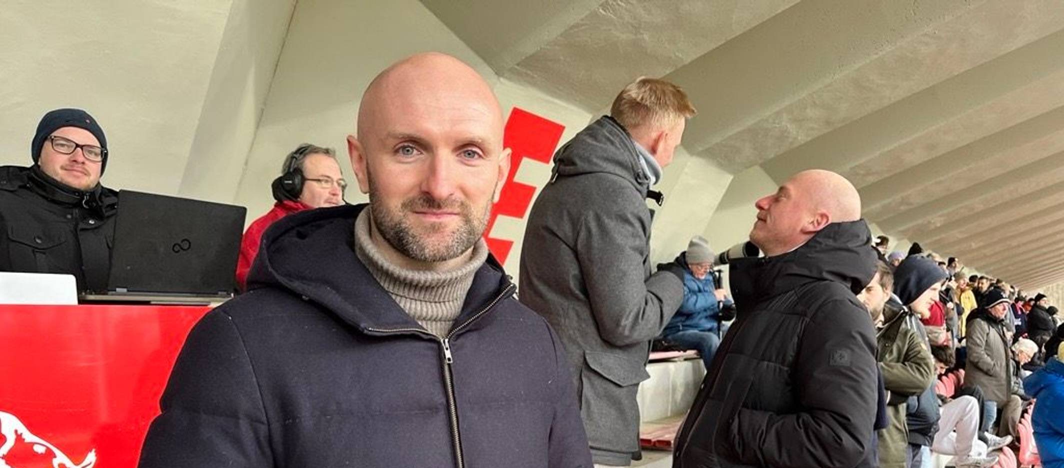 Konstantin Rausch beim Testspiel gegen Viktoria.