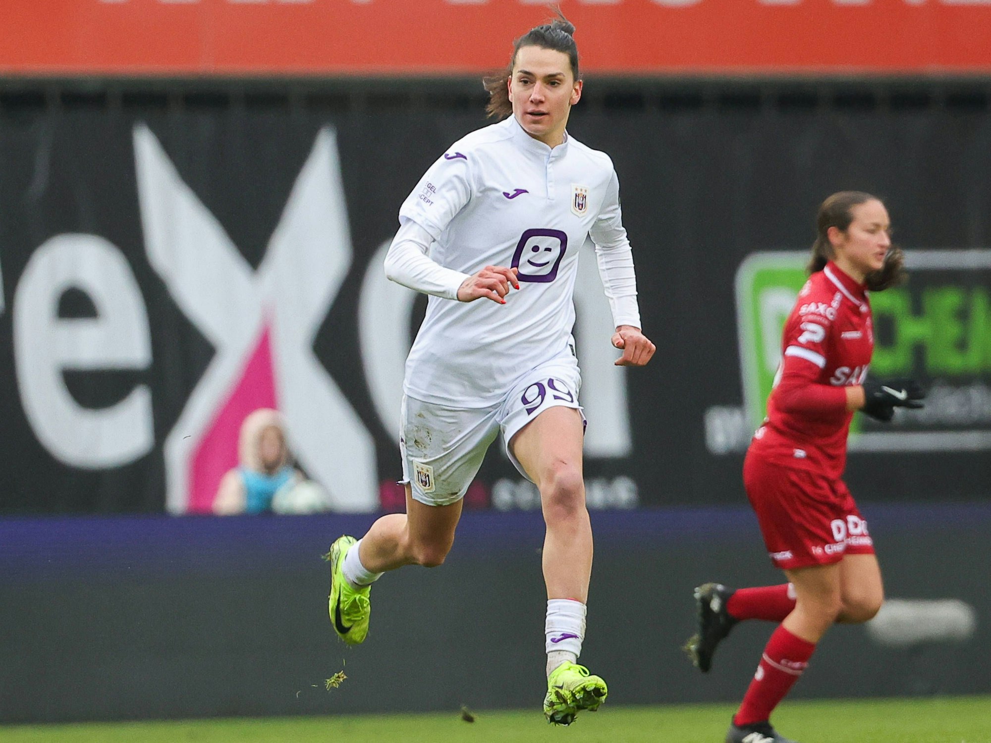 Amelie Delabre in Aktion.