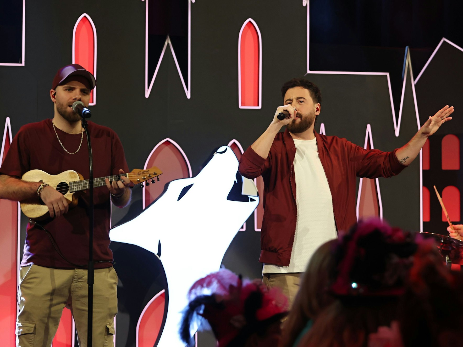 Die Band Lupo beim Auftritt auf der Bühne.