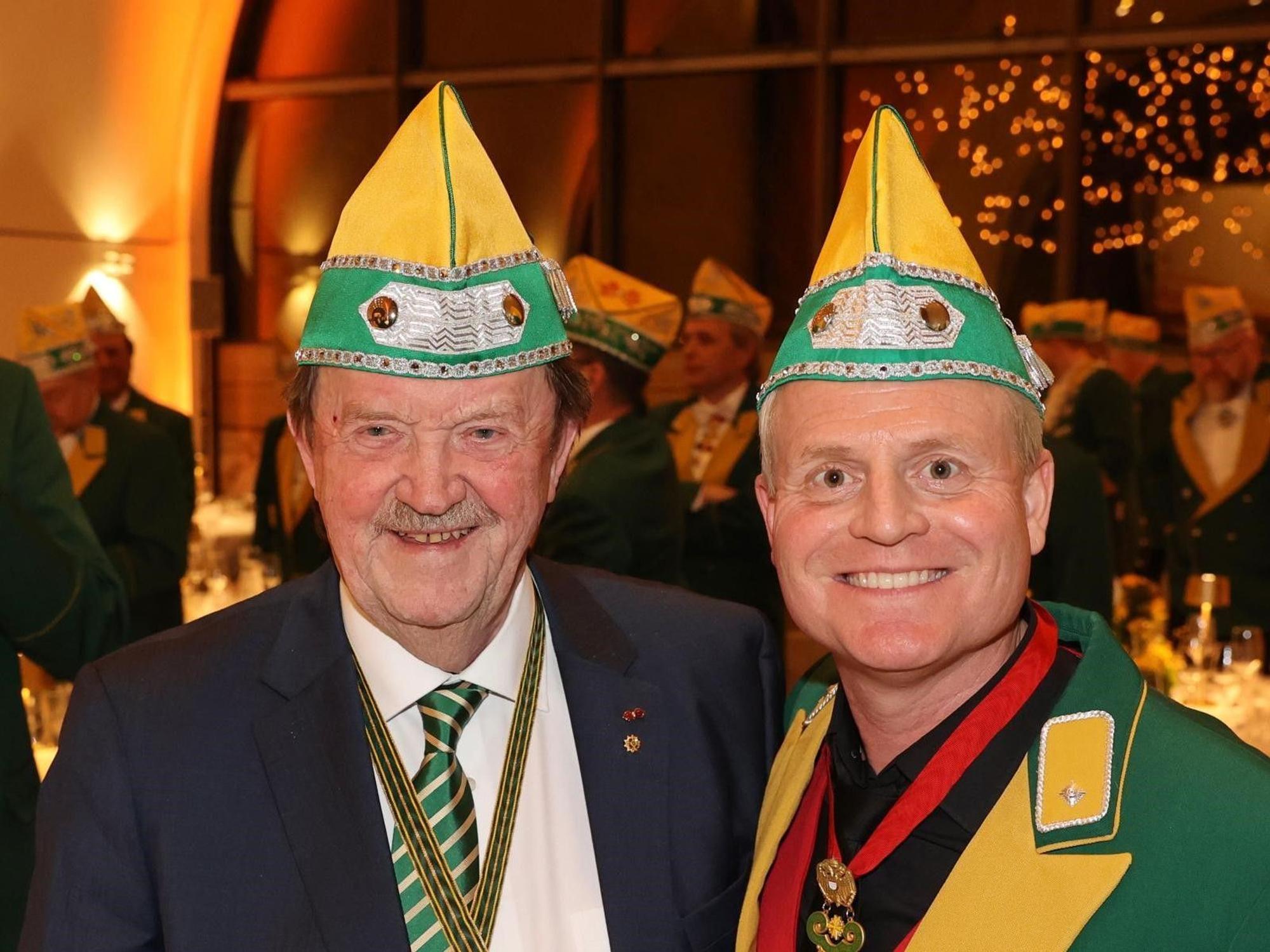 Guido Cantz und Peter Raddatz bei der EhrenGarde.