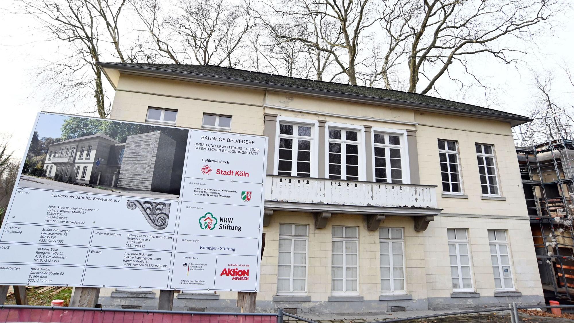 Der Bahnhof Belvedere in Köln-Müngersdorf wurde bereits im 19. Jahrhundert stillgelegt.