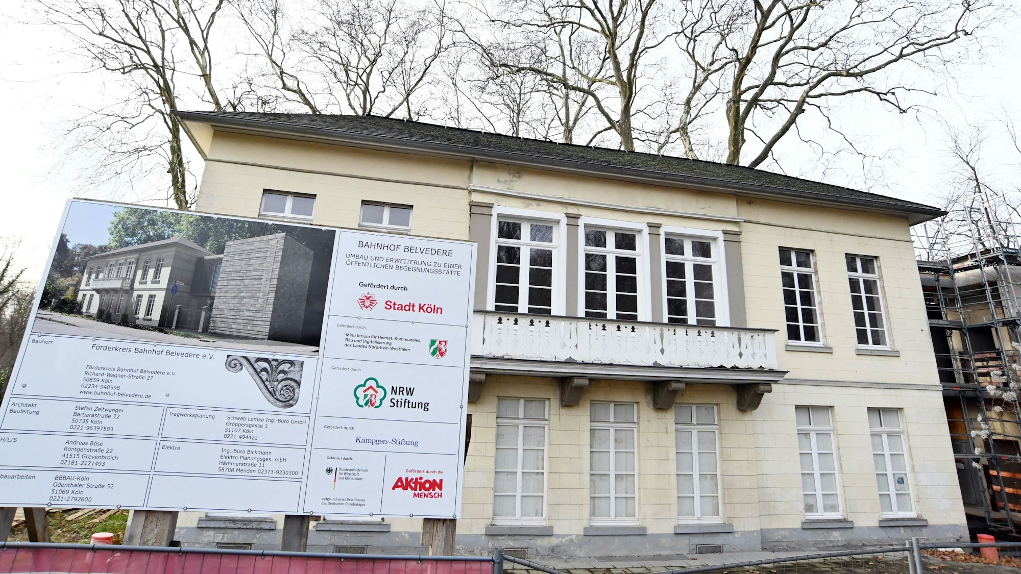 Der Bahnhof Belvedere in Köln-Müngersdorf wurde bereits im 19. Jahrhundert stillgelegt.