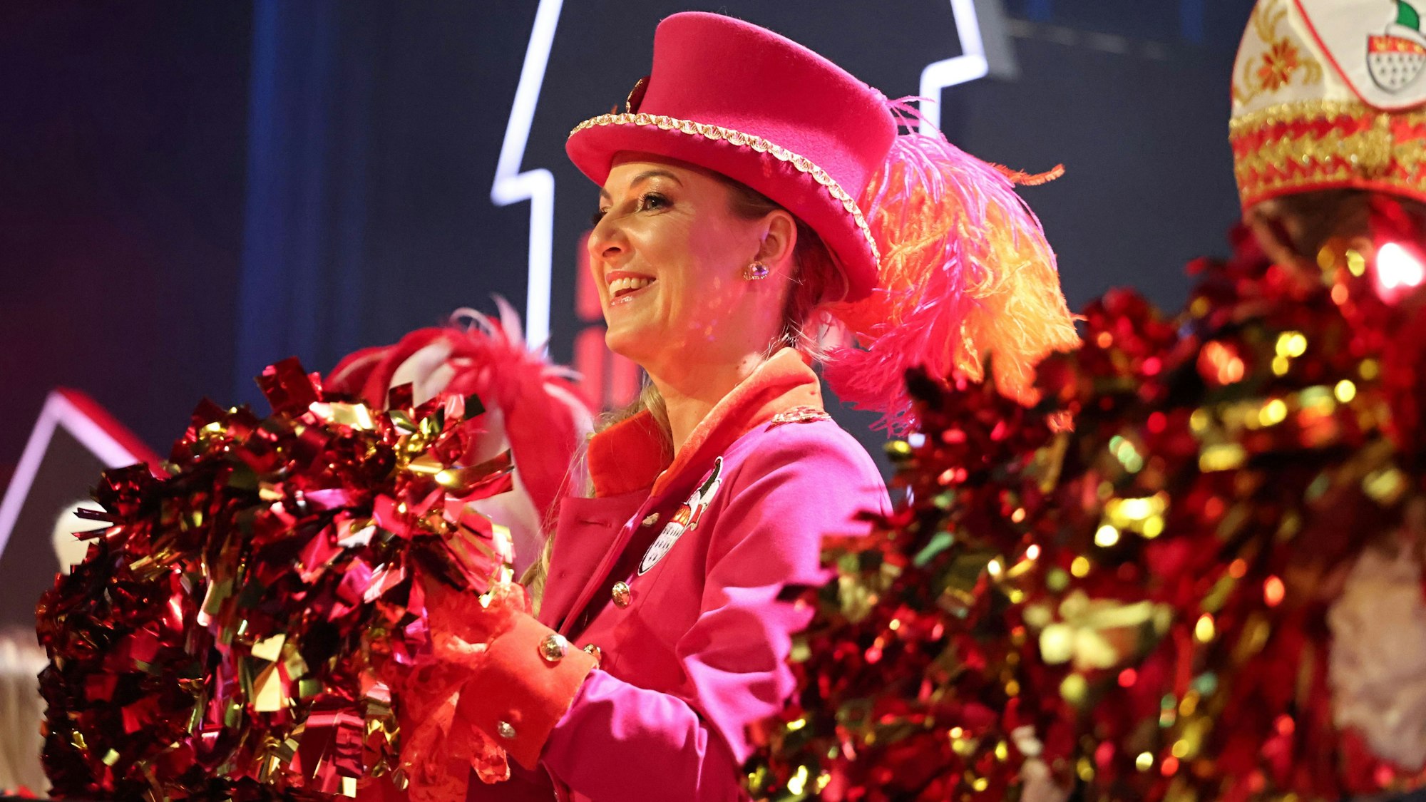 Tanja Wolters als Sitzungsleiterin im Elferrat.