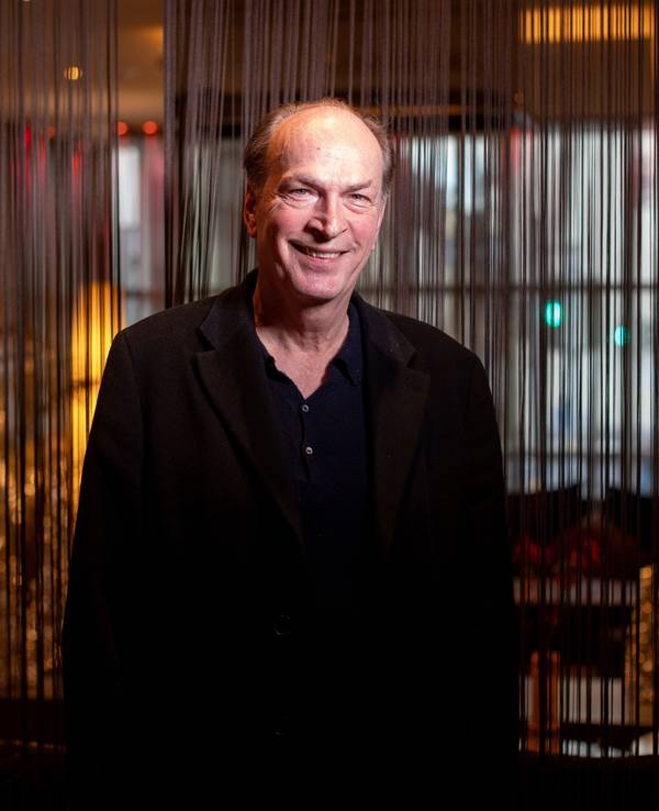 Herbert Knaup, Schauspieler, fotografiert am 8.1.25 im Savoy Hotel Köln nach einem Talk mit Horst Stellmacher.