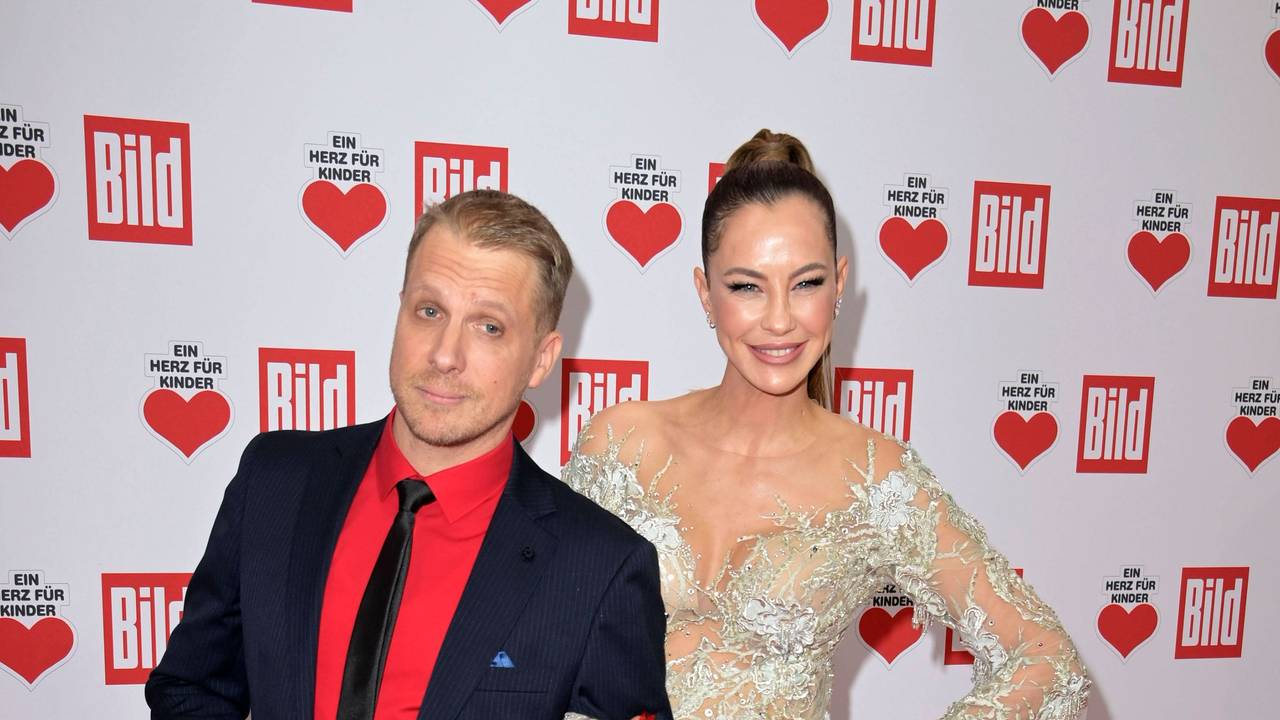 Alessandra Meyer-Wölden und Oliver Pocher bei der TV Spendengala.