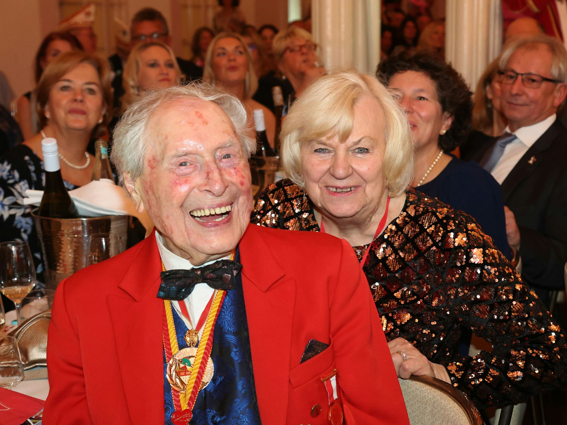 Ludwig Sebus sitzt im Publikum.