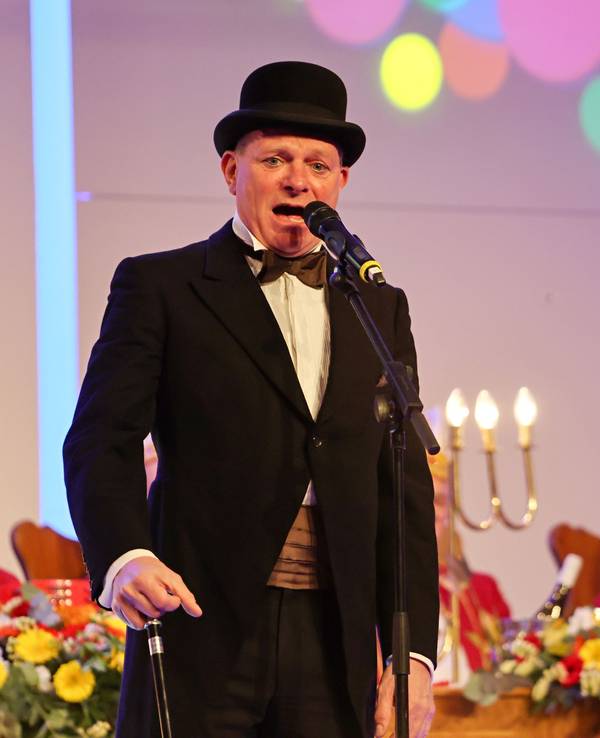 Michael Hehn auf der Bühne der Flora.