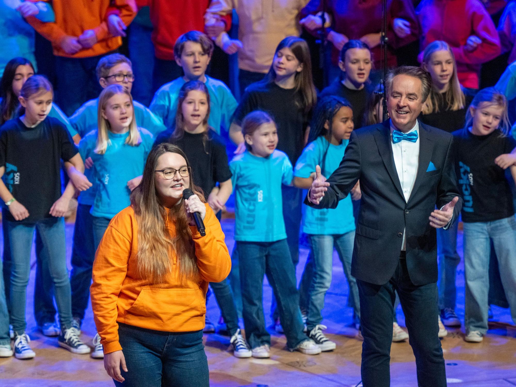 Der Jugendchor St. Stephan begeisterte das Publikum.
