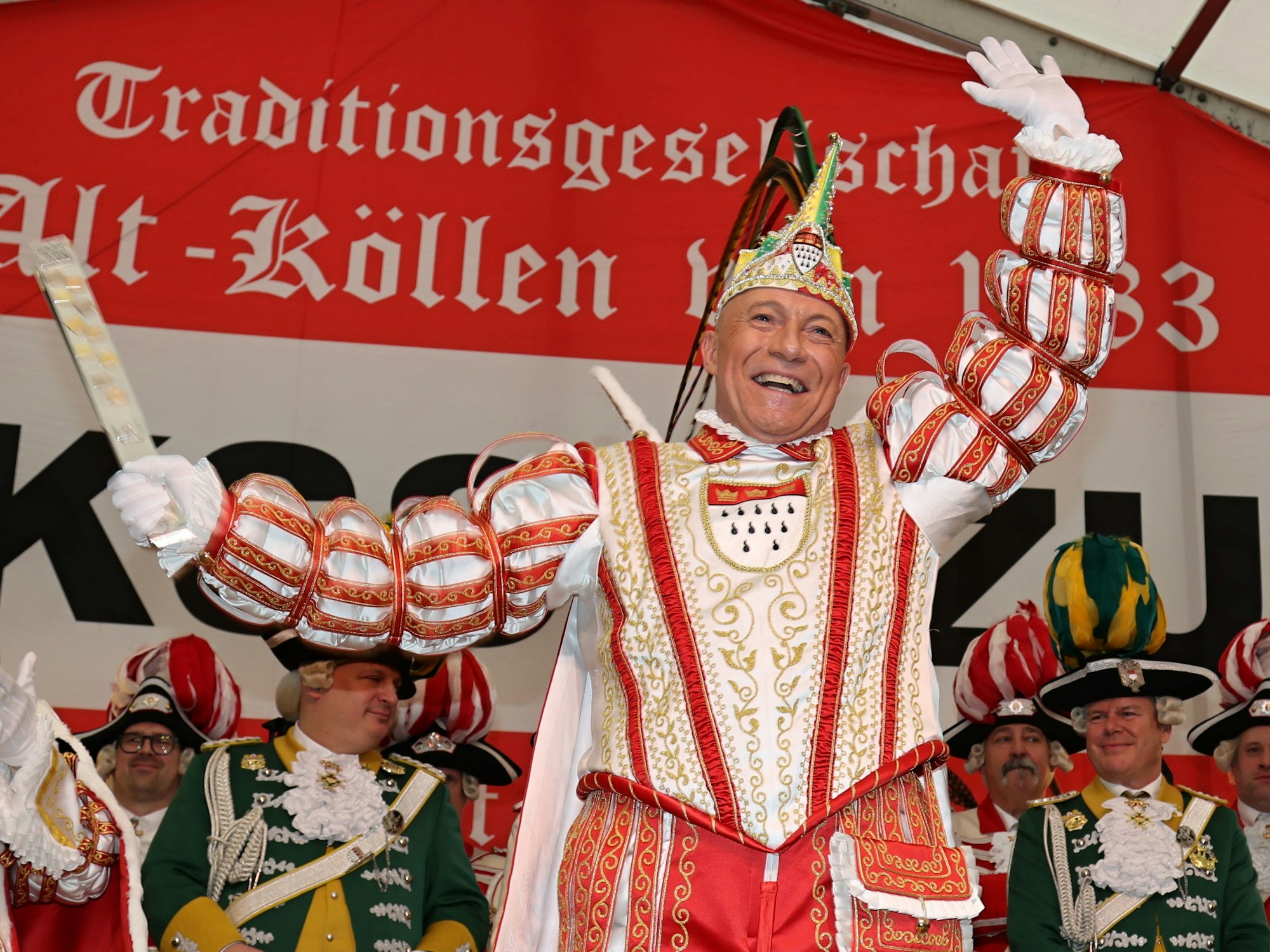 René Klöver als Kölner Karnevals-Prinz.