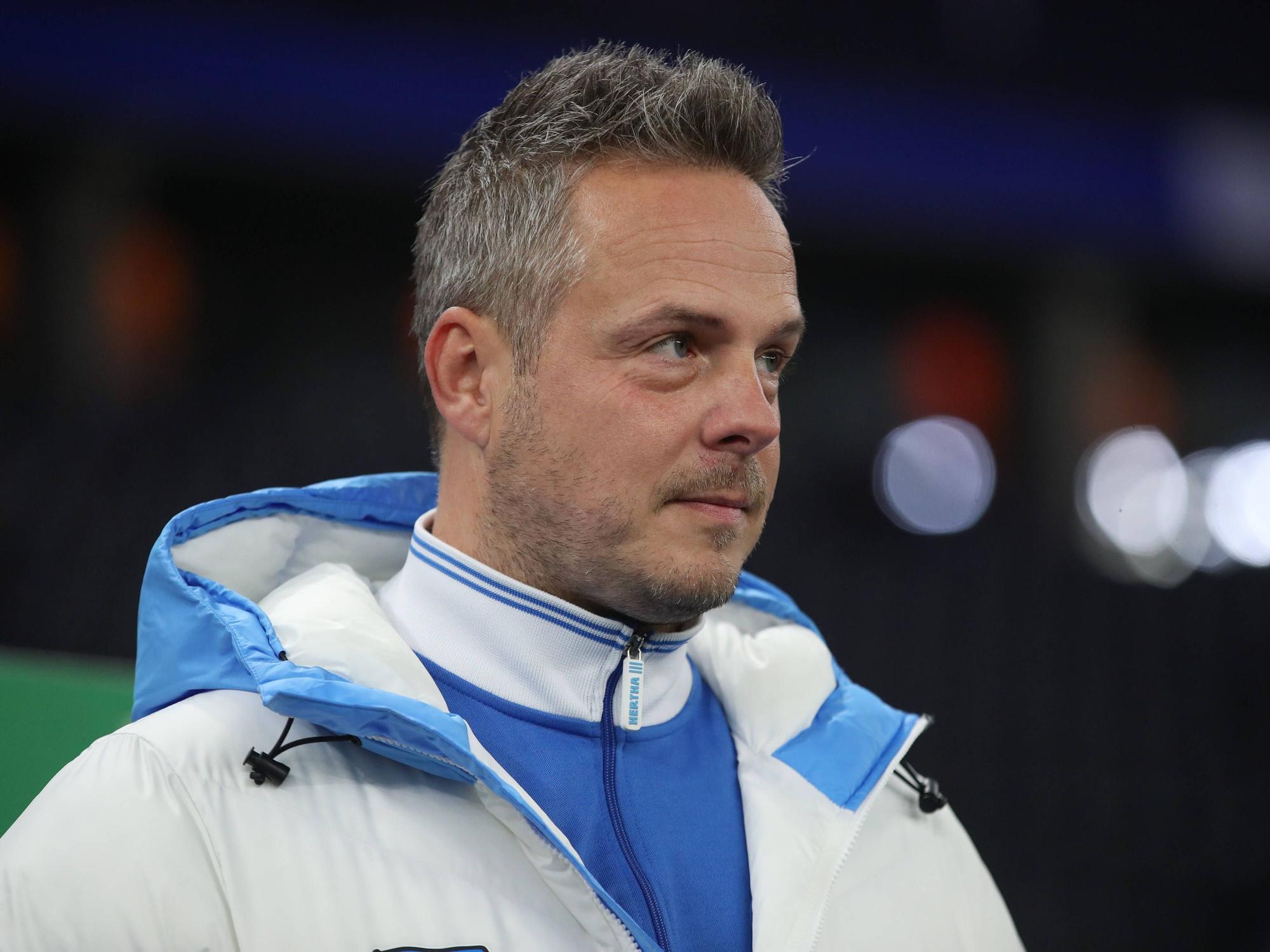 Kay Bernstein bei einem Heimspiel von Hertha BSC.