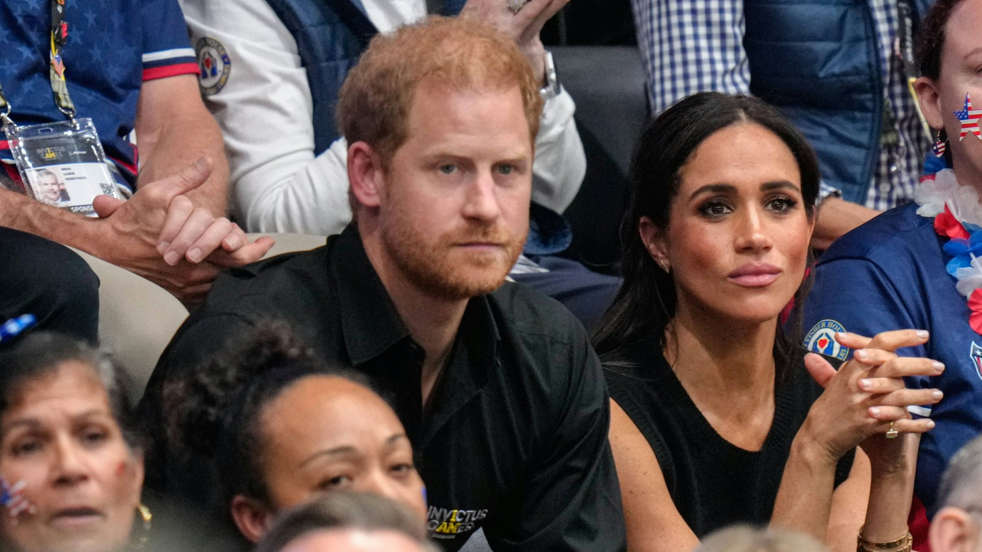 Prinz Harry und Meghan beim Rollstuhl Basketball Finale