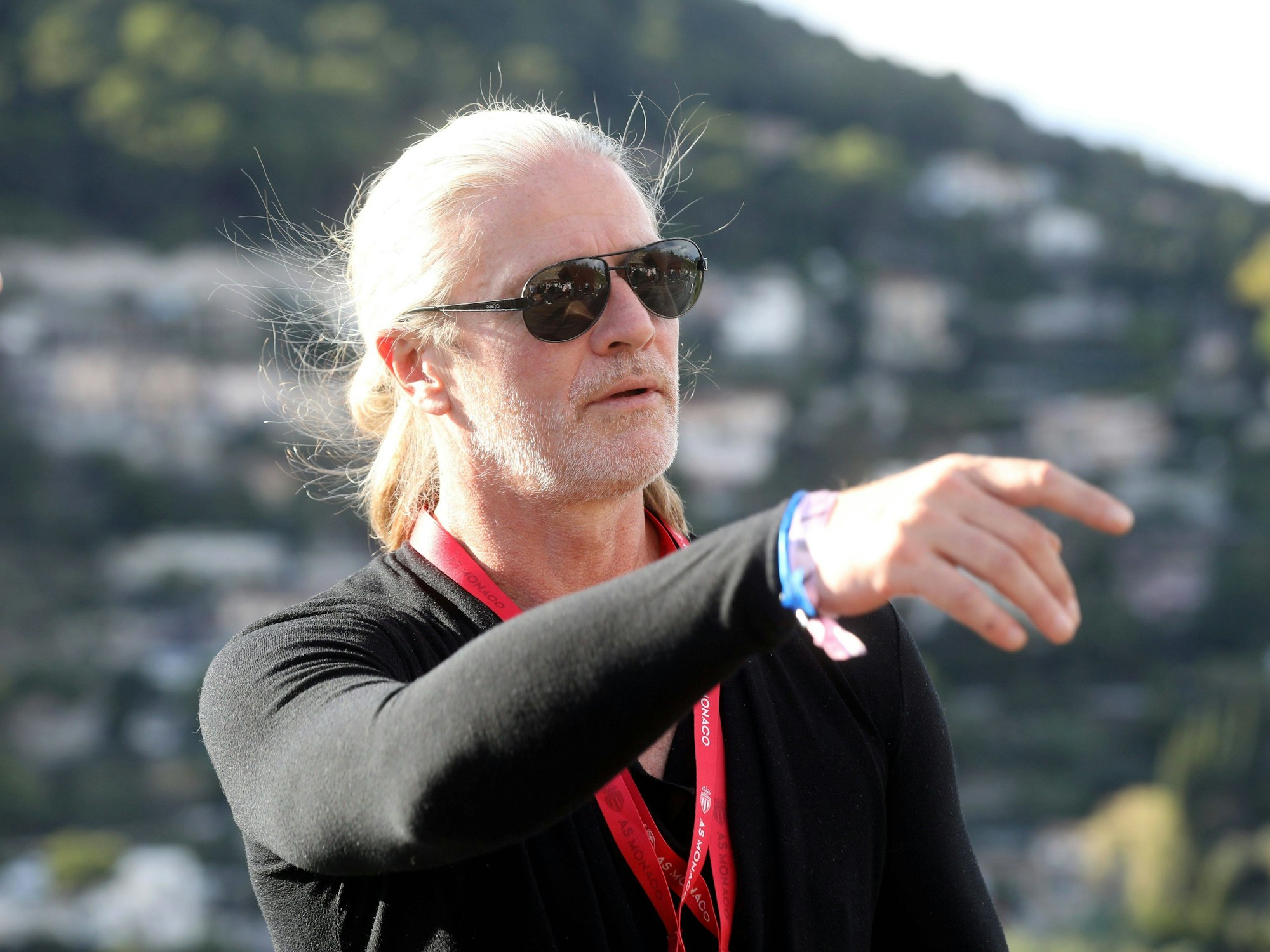Emmanuel Petit in Monaco.