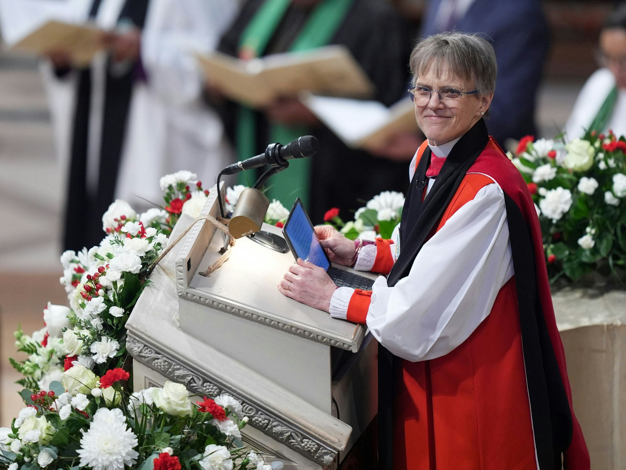 Fand kritische Worte: Pfarrerin Marianne Budde