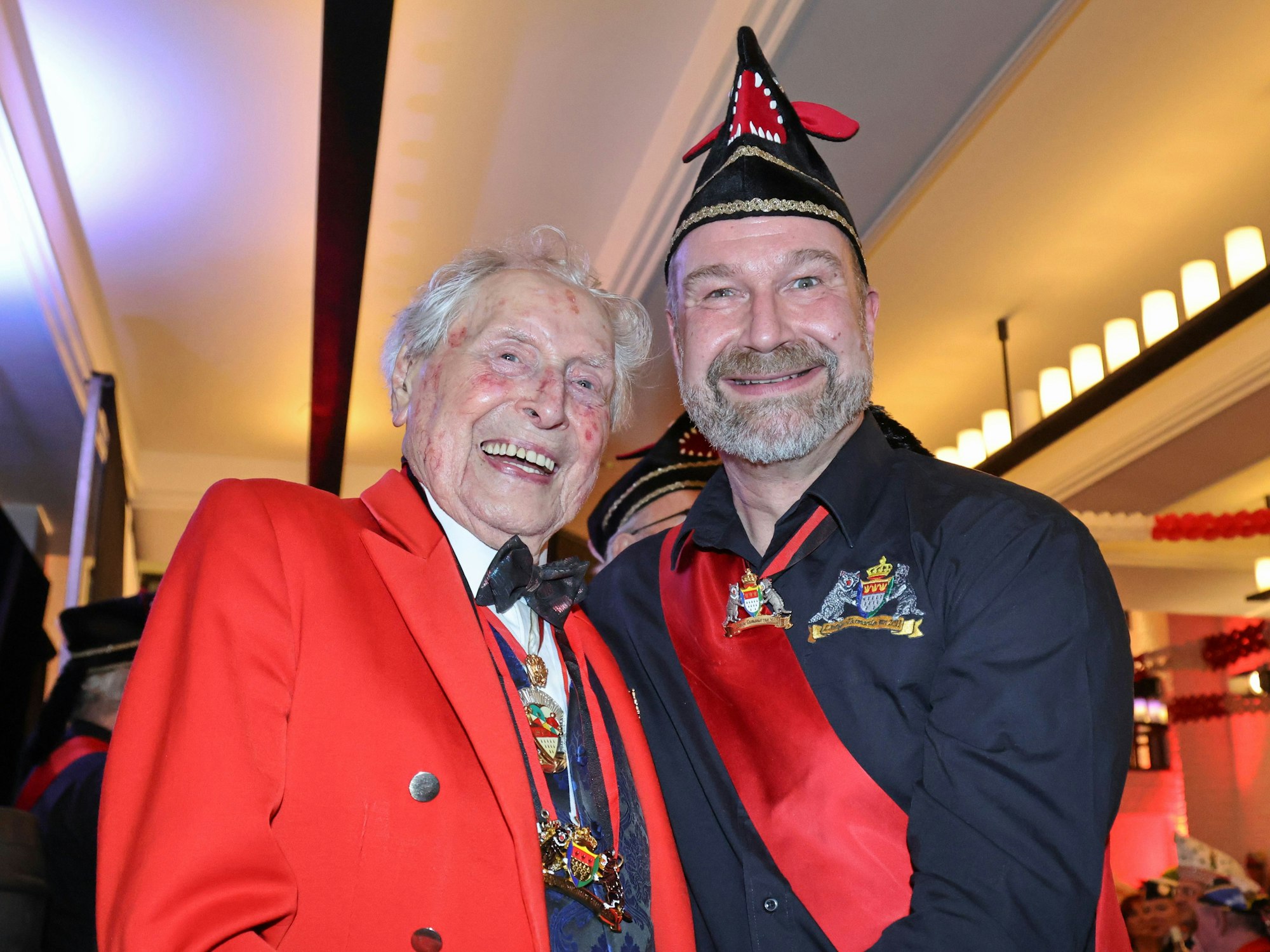 Ludwig Sebus mit Volker Weininger.