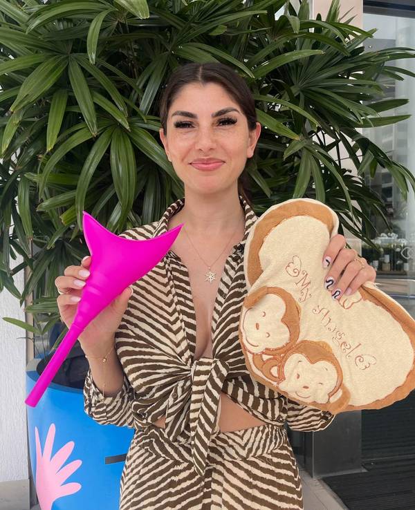 Yeliz Koc setzt auf Kissen und Pinkel-Hilfe.