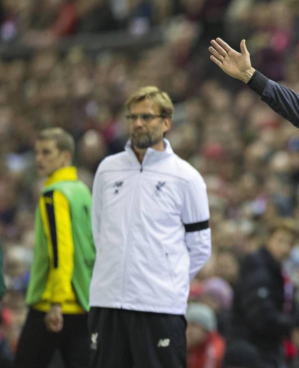 Thomas Tuchel und Jürgen Klopp bei einem BVB