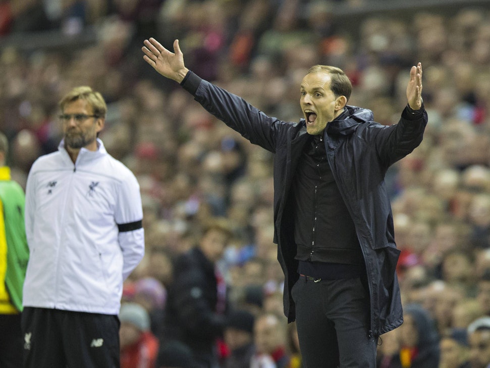 Thomas Tuchel und Jürgen Klopp bei einem BVB