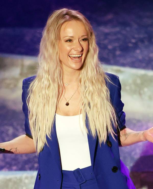 Christin Stark, Sängerin, tritt bei der Aufzeichnung der ARD-Sendung „Das Adventsfest der 100 000 Lichter“ auf.