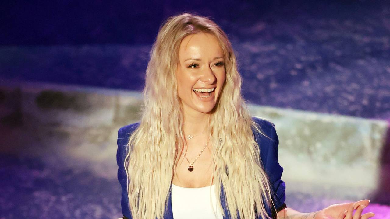 Christin Stark, Sängerin, tritt bei der Aufzeichnung der ARD-Sendung „Das Adventsfest der 100 000 Lichter“ auf.