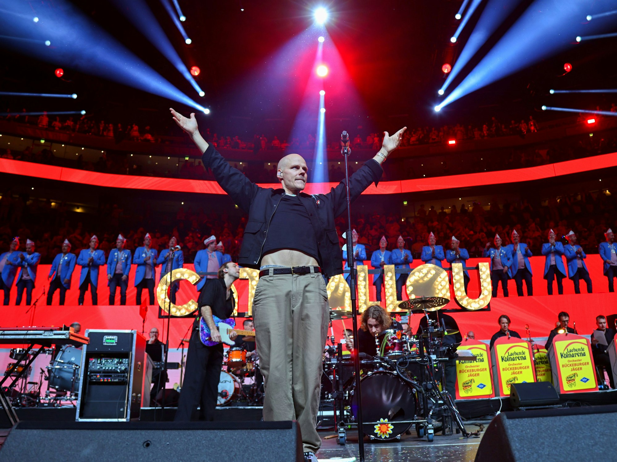Cat Ballou beim Auftritt in der Lanxess-Arena.