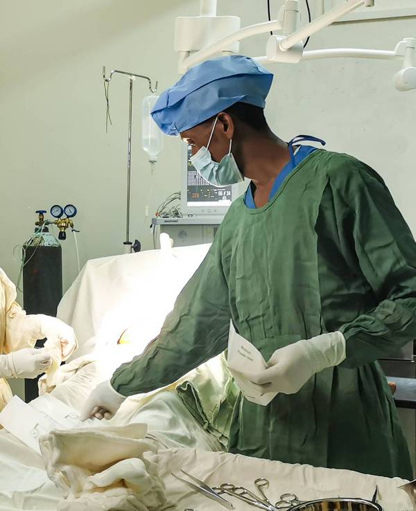 Das Symbolfoto aus dem General Hospital in Addis Abeba wurde am 25. Februar 2024 aufgenommen.