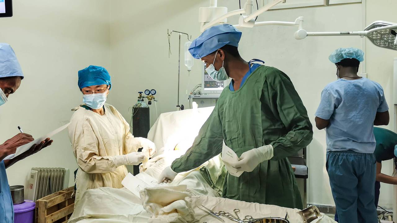Das Symbolfoto aus dem General Hospital in Addis Abeba wurde am 25. Februar 2024 aufgenommen.