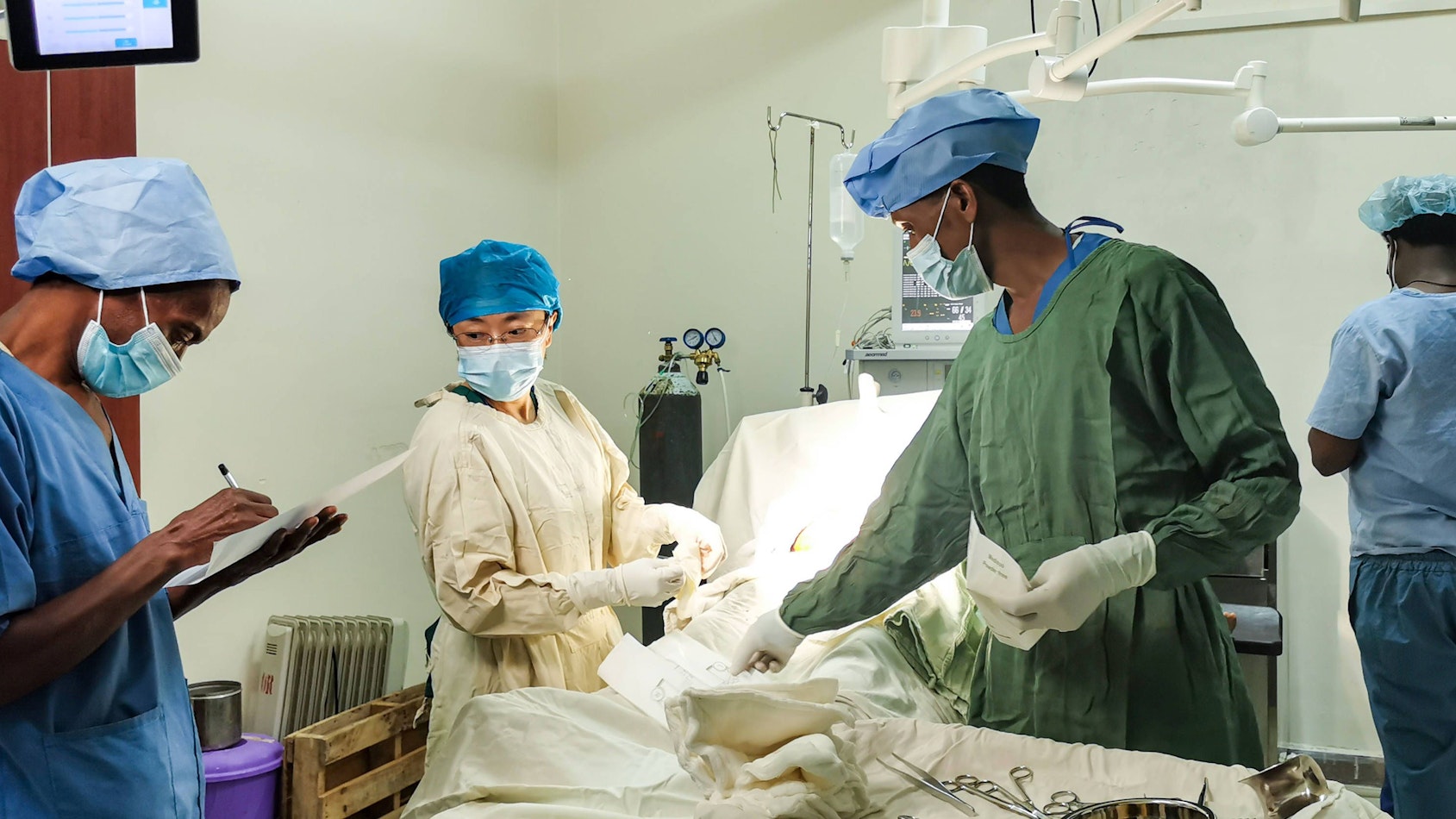 Das Symbolfoto aus dem General Hospital in Addis Abeba wurde am 25. Februar 2024 aufgenommen.