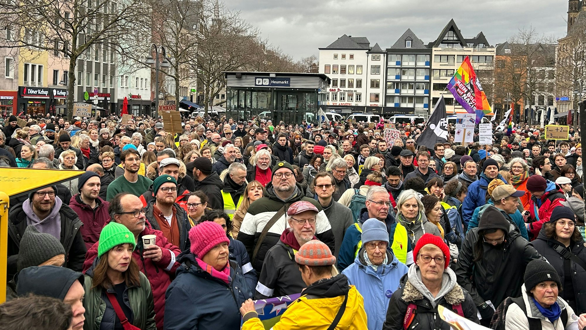 Demo auf dem Heumarkt