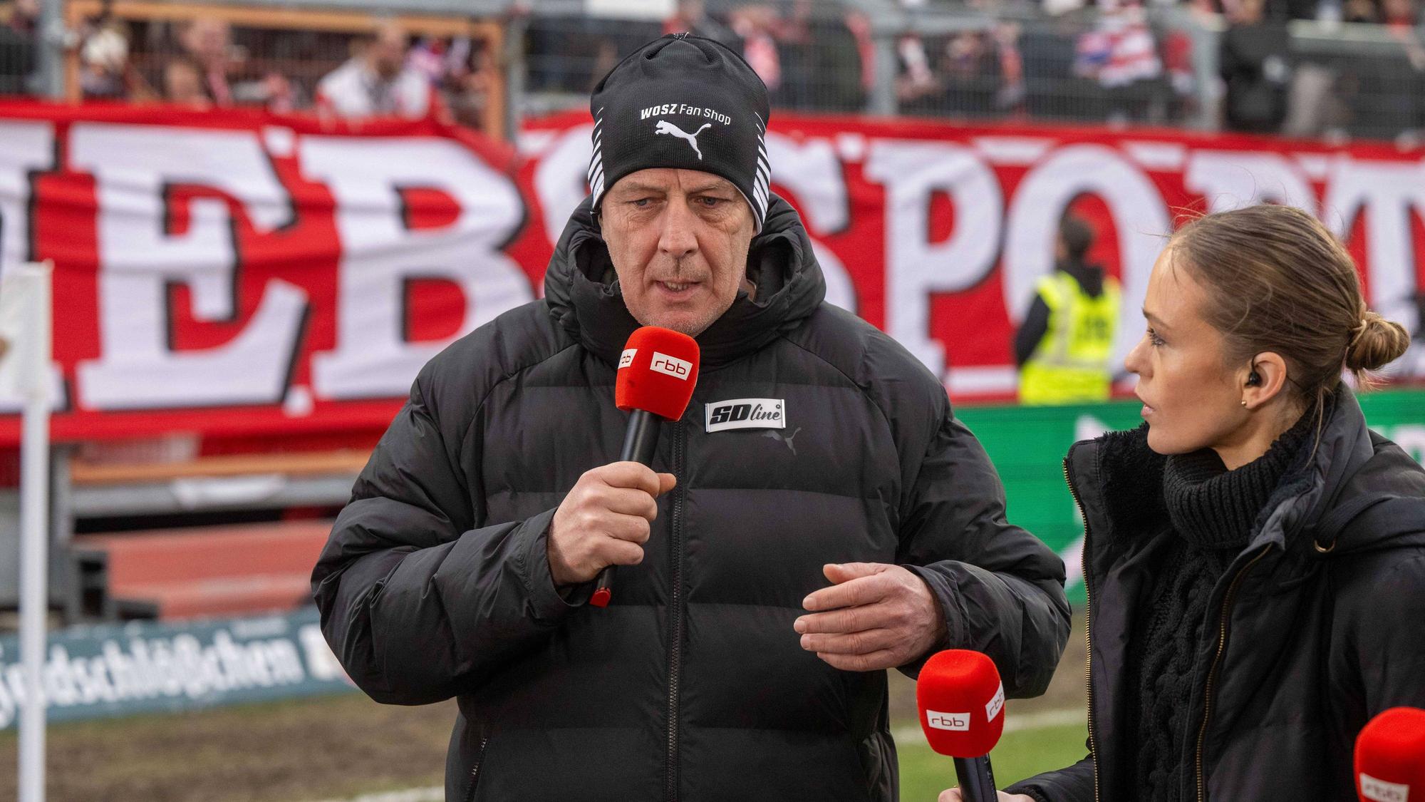 Mario Basler am 25. Januar 2025 im TV-Interview beim RBB.