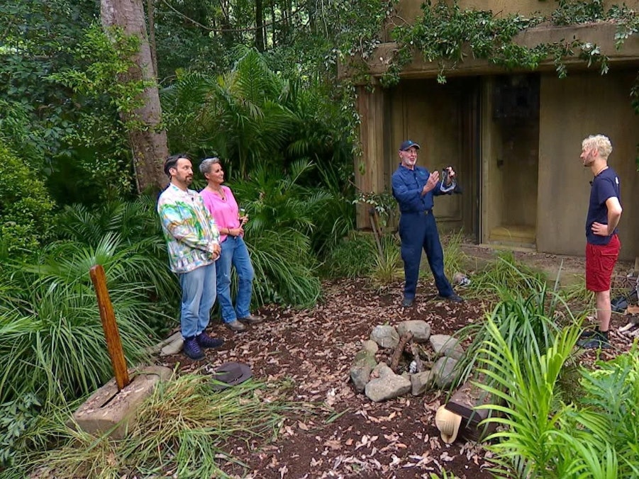 Sam Dylan bei der zweiten Dschungelprüfung.