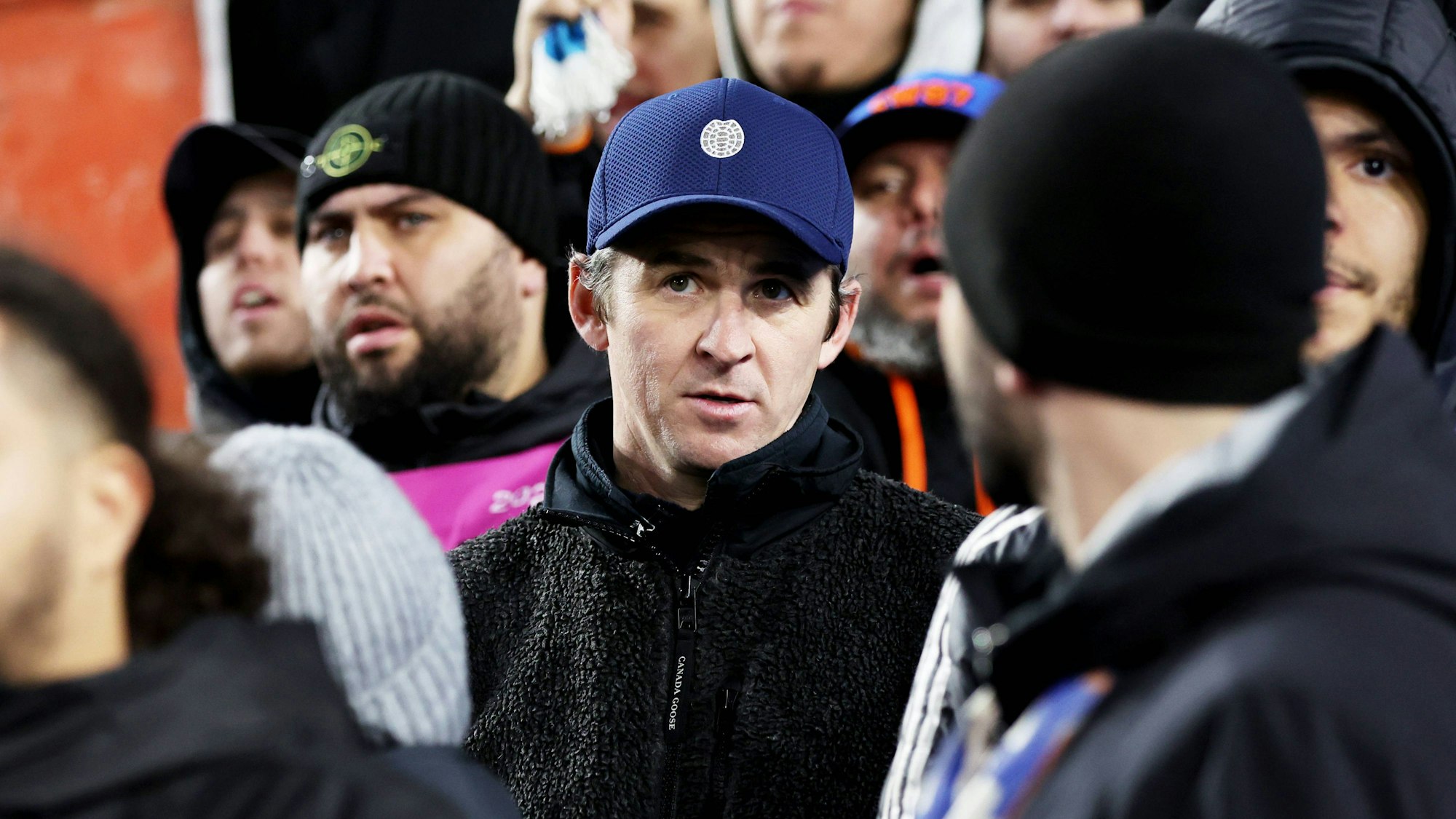 Skandal-Fußballer Joey Barton als Zuschauer bei einem Spiel der Europa League