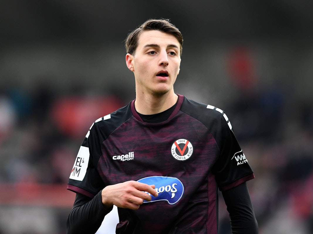 Malek El Mala im Testspiel gegen den 1. FC Köln.