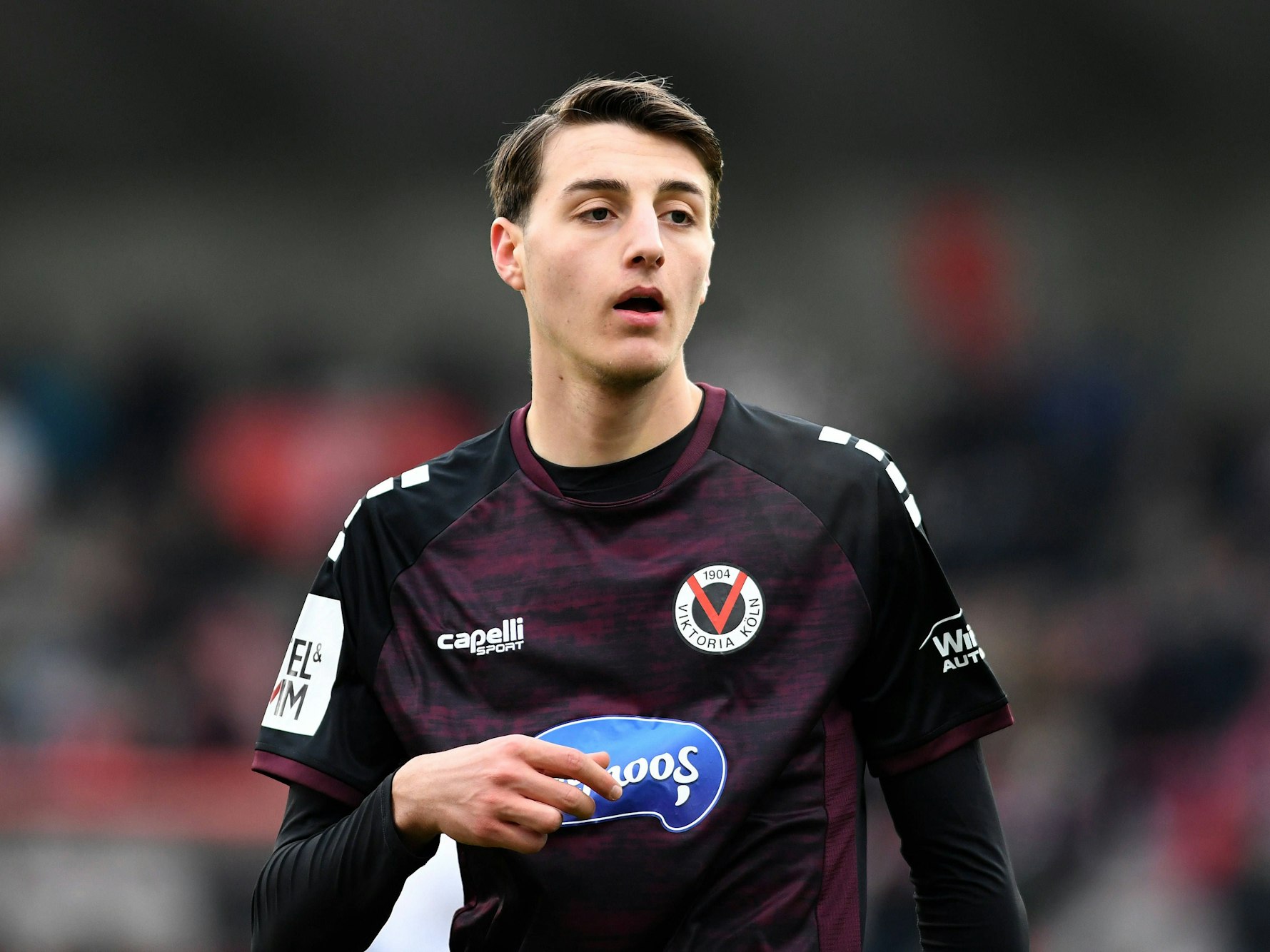 Malek El Mala im Testspiel gegen den 1. FC Köln.