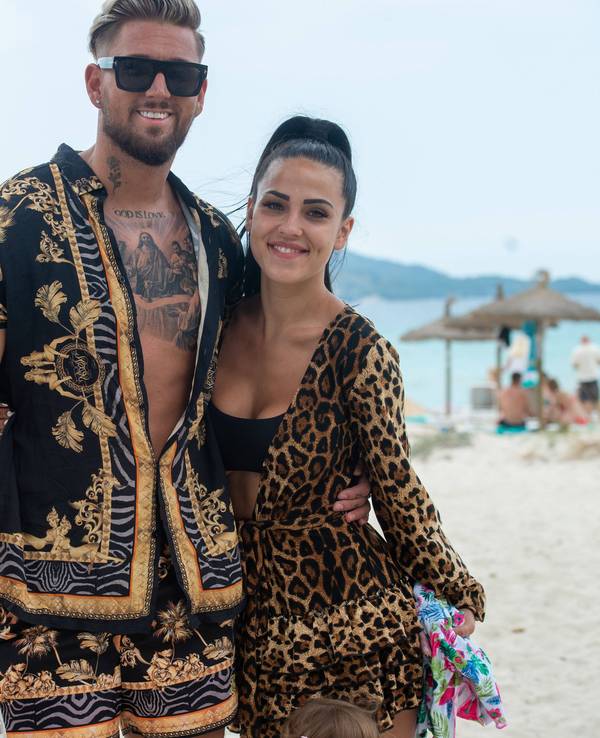 Mike Heiter und Elena Miras. Das Foto zeigt sie im Juli 2020, als sie noch ein Paar waren.