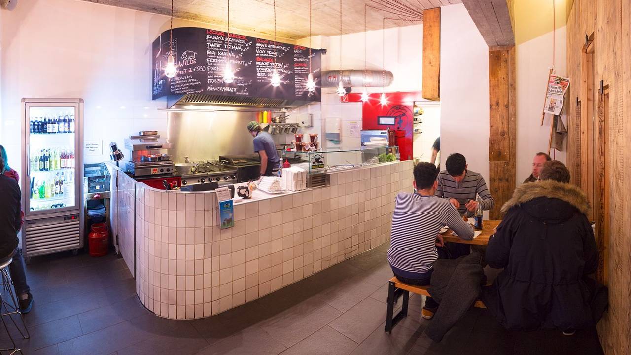 Blick in ein Lokal der Burger-Manufaktur Freddy Schilling in Köln.