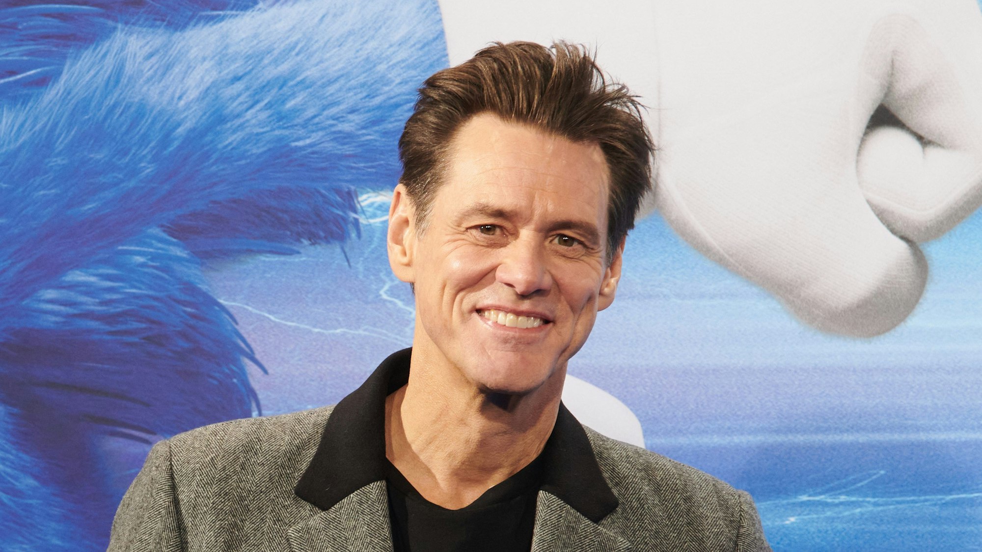 Jim Carrey bei einem Auftritt in Berlin 2020.