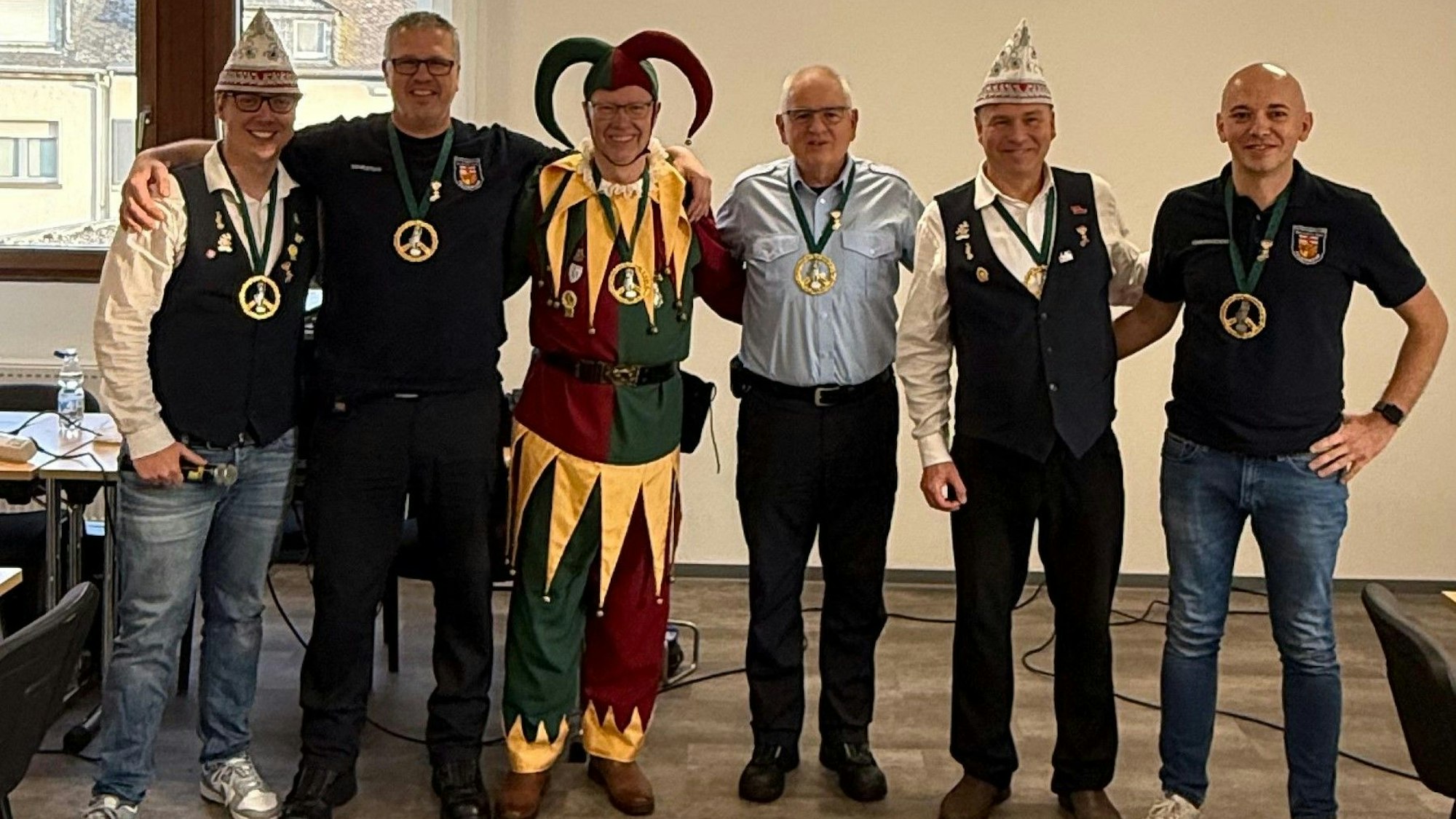 Bellejeck zu Besuch bei der Feuerwehr Kues.