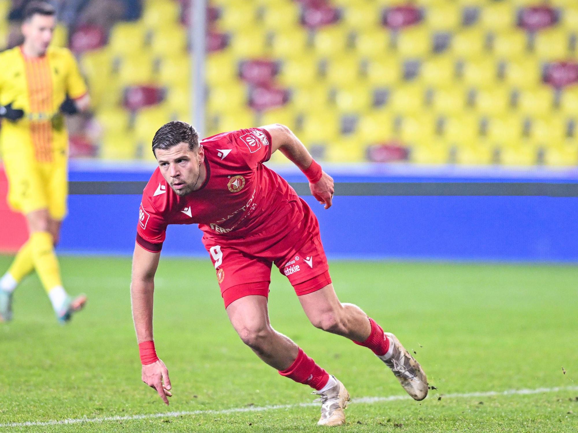 Imad Rondic im Trikot von Widzew Lodz.