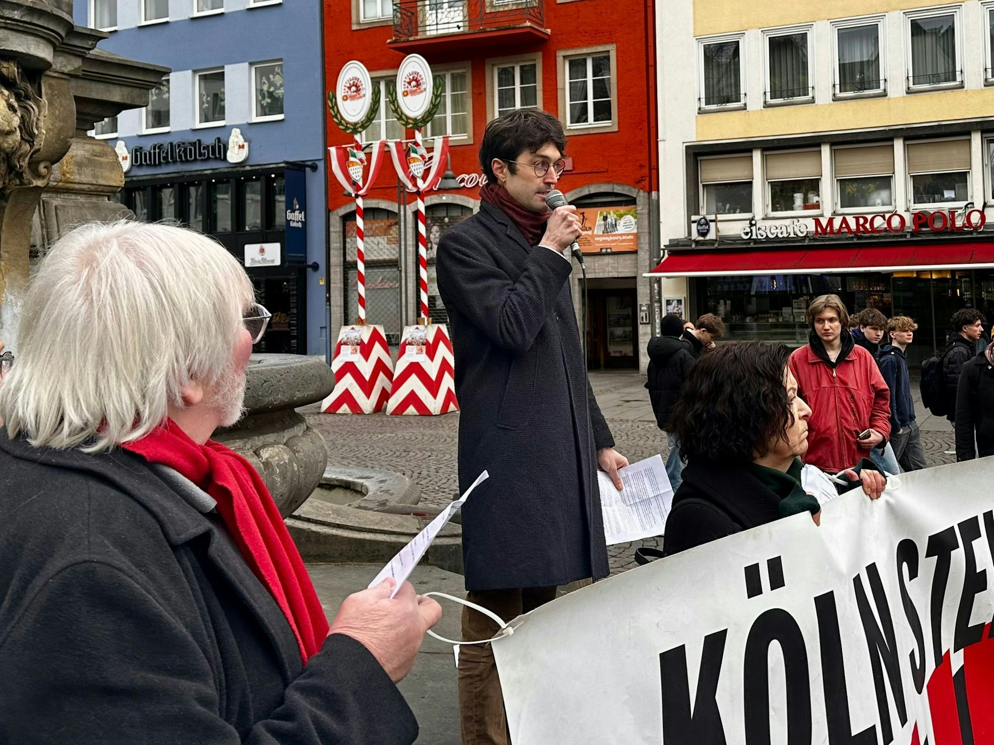 Auch Musiker Christopher Annen kam bei der Veranstaltung am Freitag (31. Januar 2025) zu Wort.