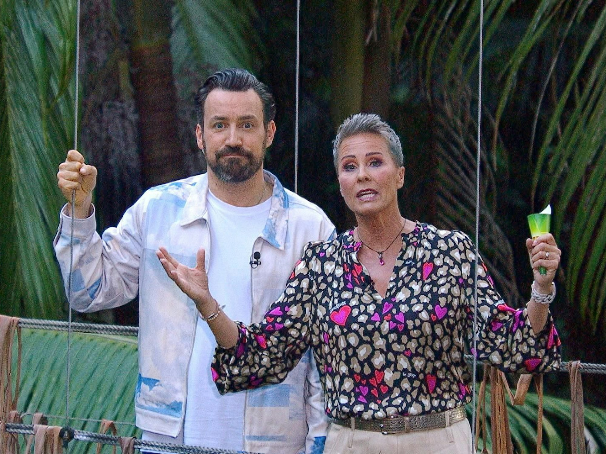 Sonja Zietlow und Jan Köppen moderieren das RTL-Dschungelcamp.