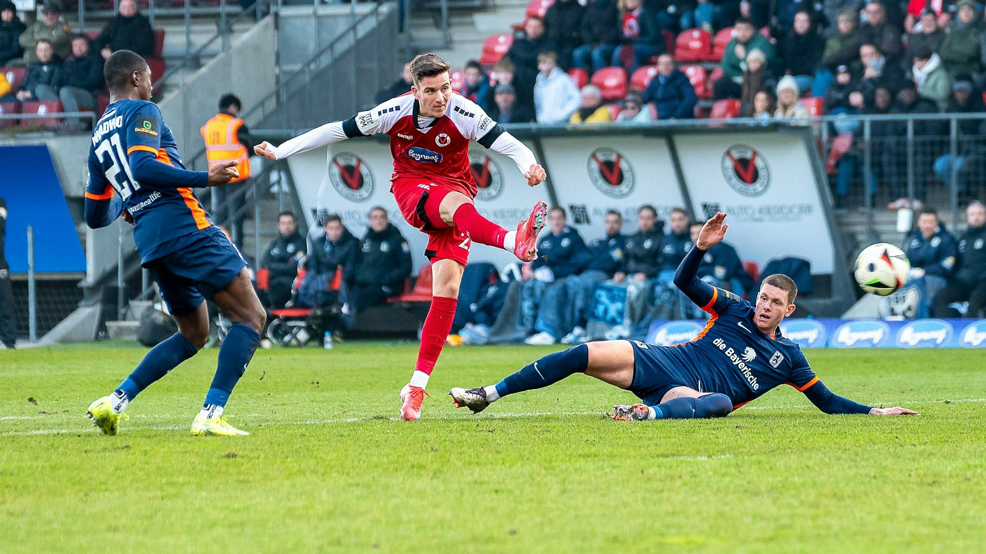 Said El Mala trifft für Viktoria Köln am Samstag (1. Februar 2025) gegen 1860 München.